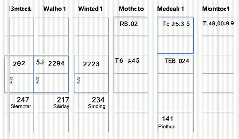 Ilustración de un calendario con fechas resaltadas, simbolizando actualizaciones de políticas.